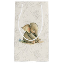 Saco do Presente - Elefante do Bebê