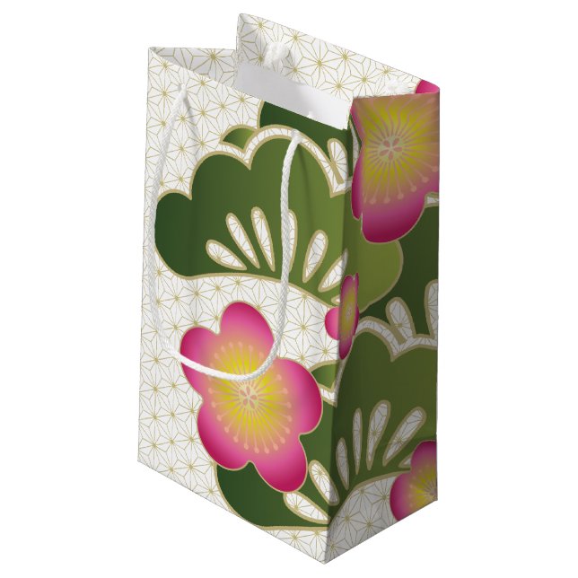 Sacola Para Presentes Pequena Saco do Presente Sakua (Verso inclinado)