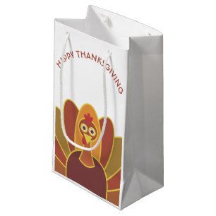 Sacola Para Presentes Pequena Saco feliz simples do presente de Turquia da