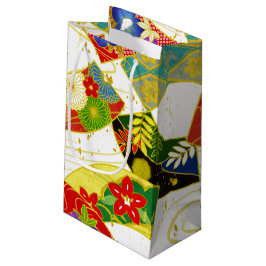 Sacola Para Presentes Pequena saco japonês do presente do teste padrão