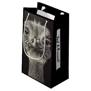 Sacola Para Presentes Pequena Saco Ozzie Ostrich