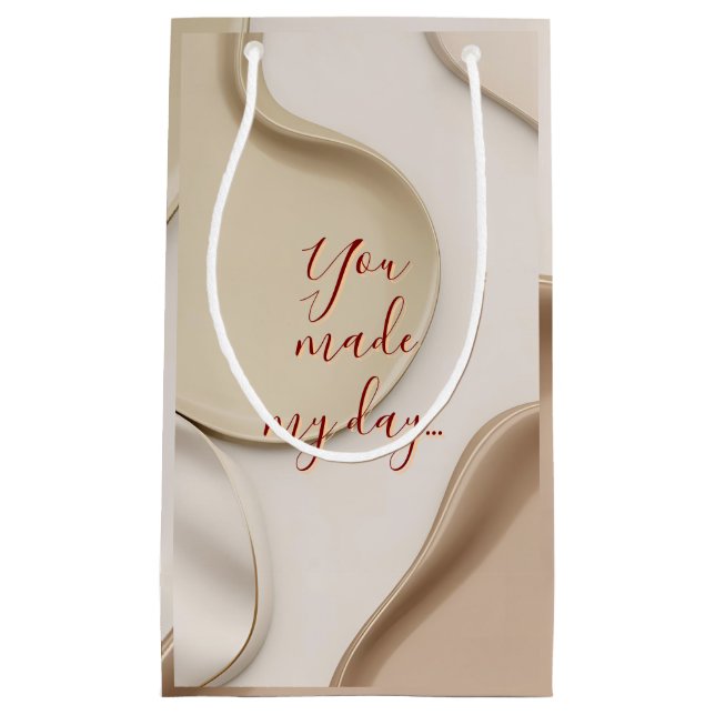 Sacola Para Presentes Pequena Saco para presentes no abstrato na moda gráfico (Frente)