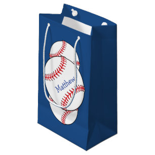 Sacola Para Presentes Pequena Saco patriótico do presente do basebol