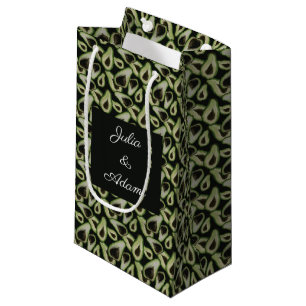 Sacola Para Presentes Pequena Saco Presente Verde Tom de Abacate