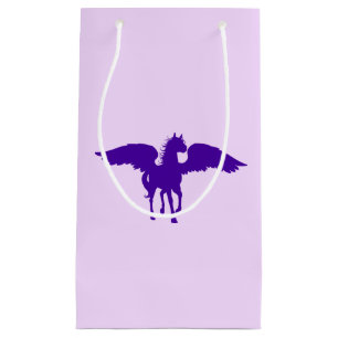 Sacola Para Presentes Pequena Saco roxo do presente de Pegasus