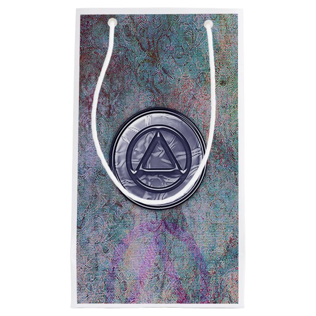 Sacola Para Presentes Pequena Saco sóbrio do presente da sobriedade da (Frente)