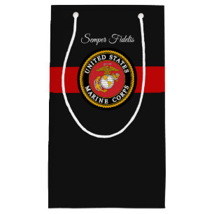 Sacola Para Presentes Pequena Sacos-presente USMC para um Presente do Corpo Mari