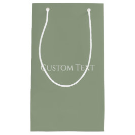 Sacola Para Presentes Pequena Sage Green 