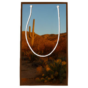 Sacola Para Presentes Pequena Saguaro Sunset I Arizona Desert Landscape