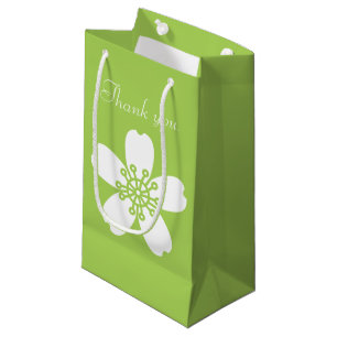 Sacola Para Presentes Pequena Sakura encantadora no peridot Gift Bag
