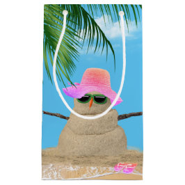 Sacola Para Presentes Pequena Sandman Tropical Com Inclinação