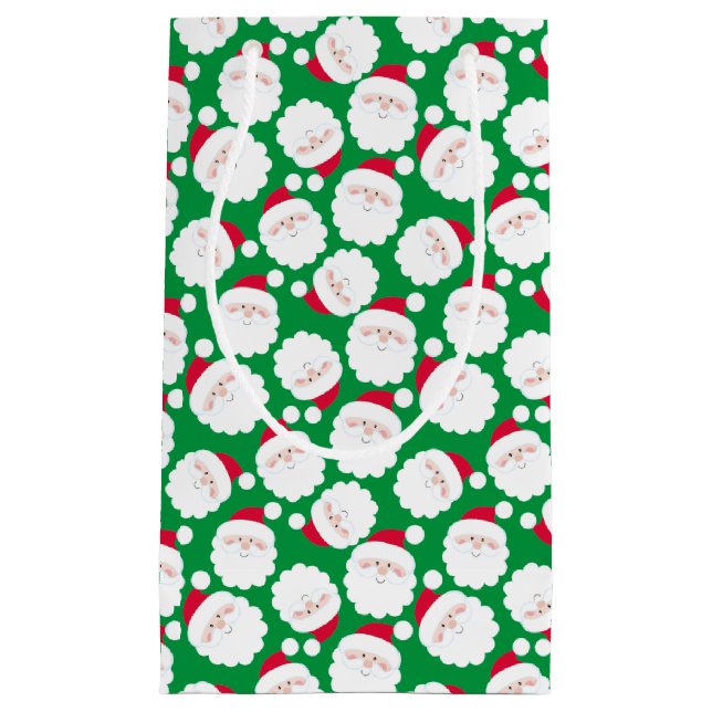 Sacola Para Presentes Pequena Santas (Frente)