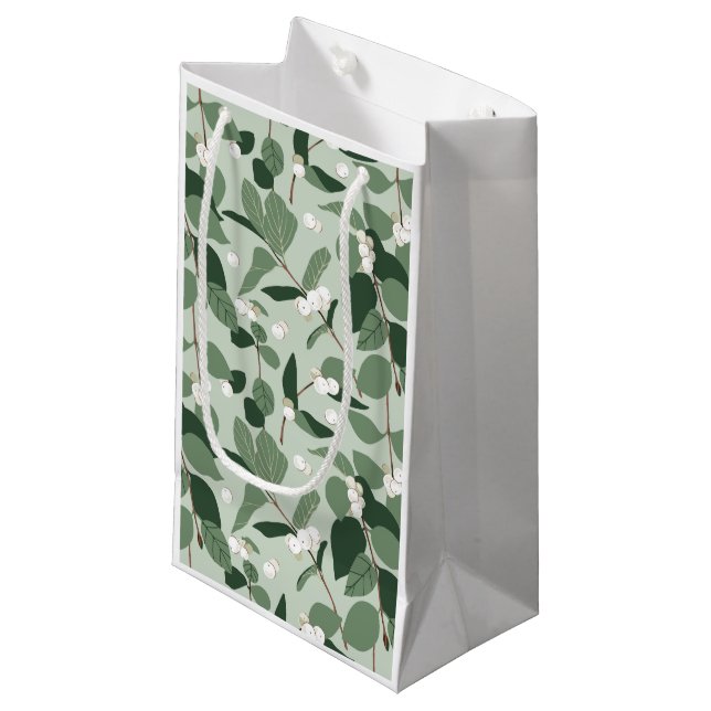 Sacola Para Presentes Pequena Schneebeeren. Geschenktüte (Frente inclinada)