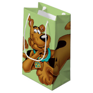 Sacola Para Presentes Pequena Scooby-Doo que encontra-se para baixo