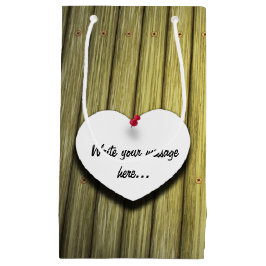 Sacola Para Presentes Pequena Script Manuscrito Manuscrito em Papel Russo