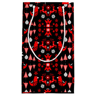 Sacola Para Presentes Pequena Seasonal Seasonal Decor Escandinavo