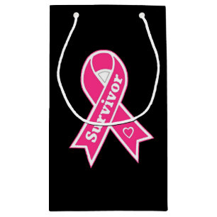 Sacola Para Presentes Pequena Sensibilização do Cancer da Mama