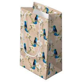 Sacola Para Presentes Pequena Série Beija-flor Design Três Pequena Bolsa de Pres