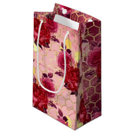Sacola Para Presentes Pequena Série Burgundy Bee Design Dezessete