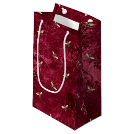 Sacola Para Presentes Pequena Série Burgundy Bee Design Quatorze
