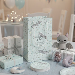 Sacola Para Presentes Pequena Sexo Morcegos Neutros Chá de fraldas Bonito Estran