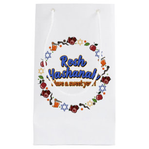 Sacola Para Presentes Pequena Shana Tova Rosh Hashanah Feriado Judaico de Ano No