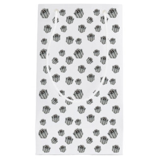 Sacola Para Presentes Pequena Silver Gift Boxes Elegant Holiday Premium Party