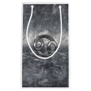 Sacola Para Presentes Pequena Símbolo Zodiac cancer Estilo Industrial