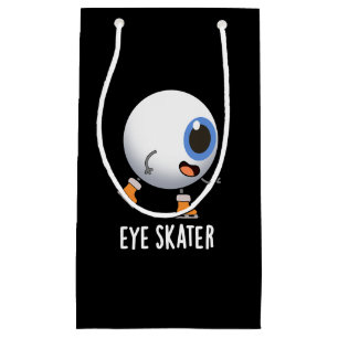 Sacola Para Presentes Pequena Skater Olho Engraçado Ice Pun Dark BG