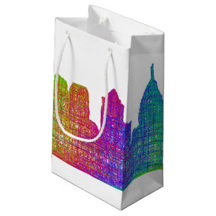 Sacola Para Presentes Pequena Skyline de Philadelphfia