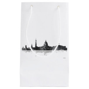 SACOLA PARA PRESENTES PEQUENA SKYLINE DO WASHINGTON DC