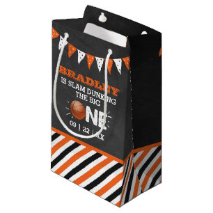 Sacola Para Presentes Pequena Slam Dunking O Grande primeiro aniversario de ba