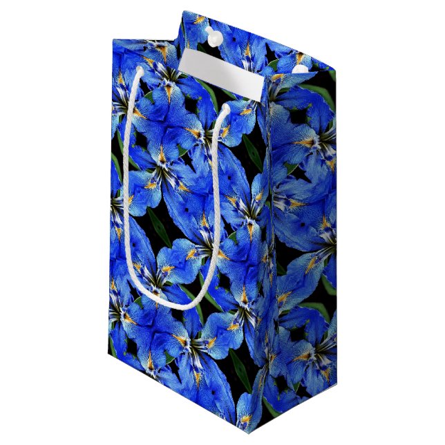 Sacola Para Presentes Pequena Sm Gift Bag Blue Iris (Frente inclinada)