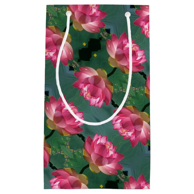 Sacola Para Presentes Pequena Sm Gift Bag Link Lotus (Frente)