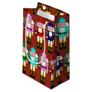 Sacola Para Presentes Pequena Soldados do Quebra-Nozes Natal