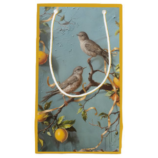 Sacola Para Presentes Pequena Sparrows - Saco do Presente