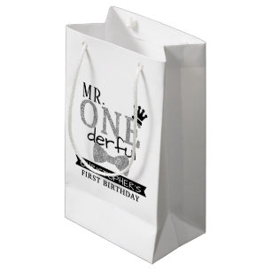 Sacola Para Presentes Pequena Sr. Deputado do Partido primeiro aniversario