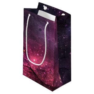 Sacola Para Presentes Pequena Starry Stars Galáxia Espacial Externa Padrão Pla