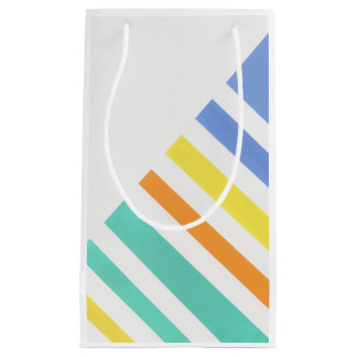 Sacola Para Presentes Pequena Stripes de Verão