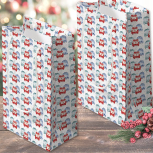 Sacola Para Presentes Pequena Suéter Feio Festivo de Feriado de Natal