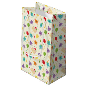 Sacola Para Presentes Pequena Super Simples Padrão de Bumble Nums Birthday Cak