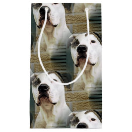 Sacola Para Presentes Pequena T-Osso do pitbull