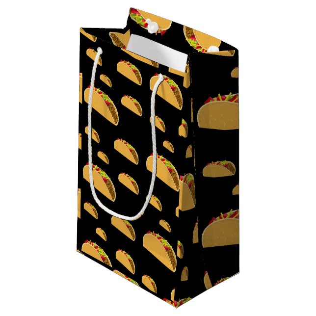 Sacola Para Presentes Pequena Taco Terça-feira Design - Saco do Presente - Peque (Frente inclinada)
