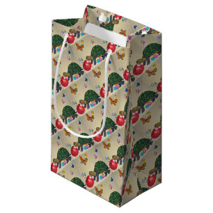 Sacola Para Presentes Pequena Tartaruga e papel de embrulho do chique de Apple