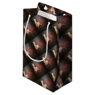 Sacola Para Presentes Pequena Taurean Bulls Animal Art