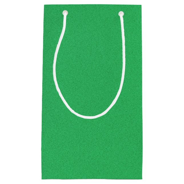 Sacola Para Presentes Pequena Tendy Green Grainy Background (Frente)
