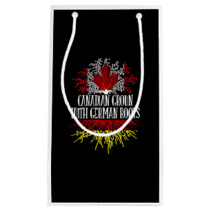 Sacola Para Presentes Pequena terra canadiana com raízes alemãs