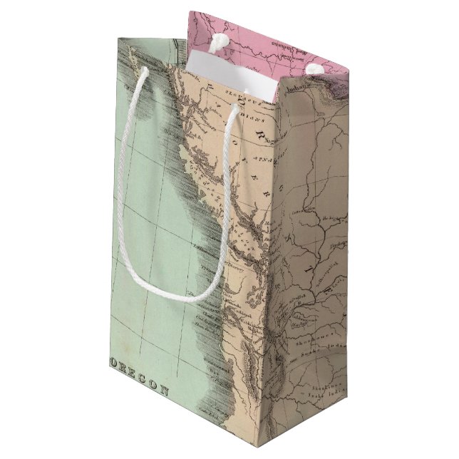 Sacola Para Presentes Pequena Território de Oregon (Verso inclinado)