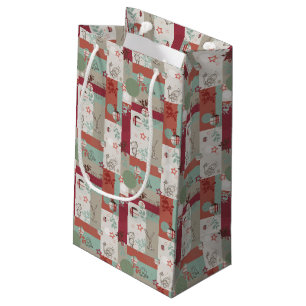 Sacola Para Presentes Pequena Teste padrão 2 da edredão do bebê