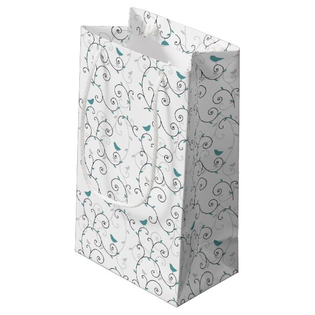 Sacola Para Presentes Pequena teste padrão 3 (Verso inclinado)